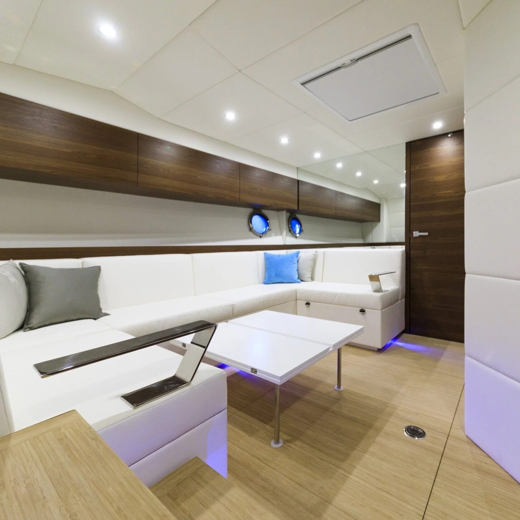 Seating area — Panels and trims wrapped